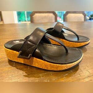 Fit Flop Remi Cork Wedge Platform Sandal Size 8